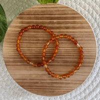 Carneool kogelarmband 6mm dames