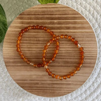 Carneool kogelarmband 6mm dames