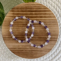 Gouden Driehoek kogelarmband 6mm dames