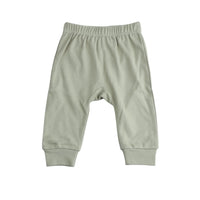 Babybroek Extra Soft Olijf – 100% Biologisch Katoen