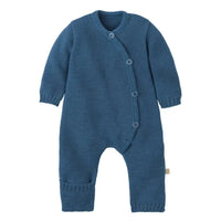 Boxpakje wol antiek blauw
