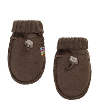 Baby wantjes wolfleece - Bruin
