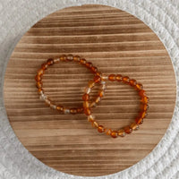 Carneool kogelarmband 6mm kind