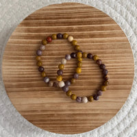 Mokaiet kogelarmband 6mm kind