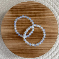 Opaliet kogelarmband 6mm kind