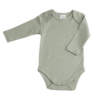 Romper Lange Mouw Extra Soft Olijf – 100% Biologisch Katoen
