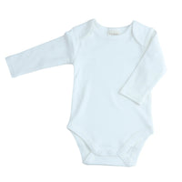 Romper Lange Mouw Extra Soft Wit – 100% Biologisch Katoen