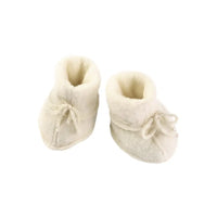 Slofjes wolfleece ecru