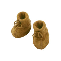 Slofjes wolfleece saffraan