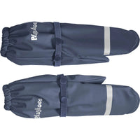 Regenhandschoen met fleecevoering blauw