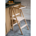 Houten opvouwbare leertoren - naturel