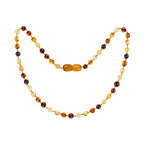 Barnsteen ketting baby/peuter luxery multi 4 color