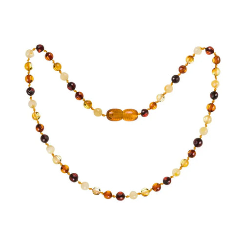 Barnsteen ketting baby/peuter luxery multi 4 color