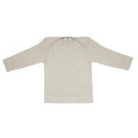 Longsleeve wol zijde katoen baby grijs