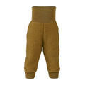 Broek wolfleece saffraan