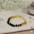 Barnsteen armband dames rainbow
