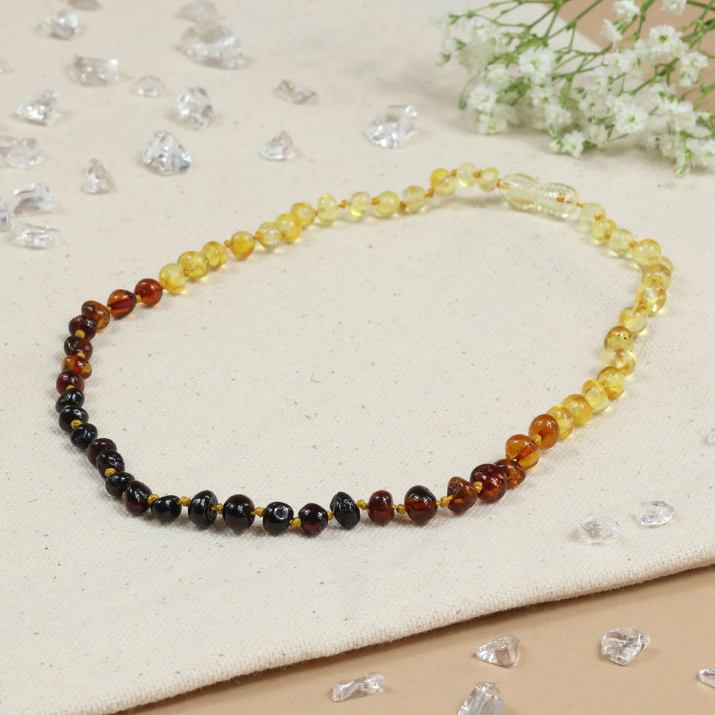 Barnsteen ketting kind Rainbow
