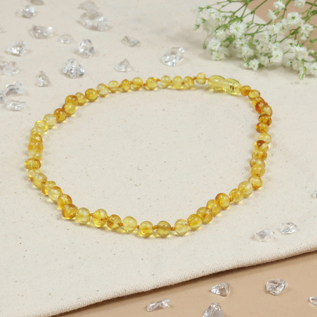 Barnsteen ketting kind Honey