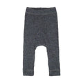 Gebreide wollen broek / legging antraciet