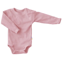 Romper lange mouw wol - Oud Roze