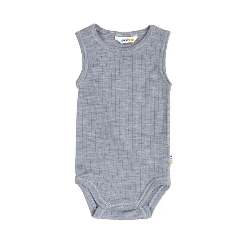 Romper mouwloos wol - grijs