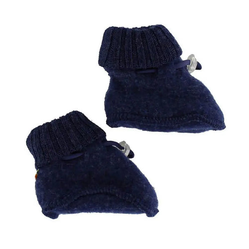Baby slofjes wolfleece - Blauw