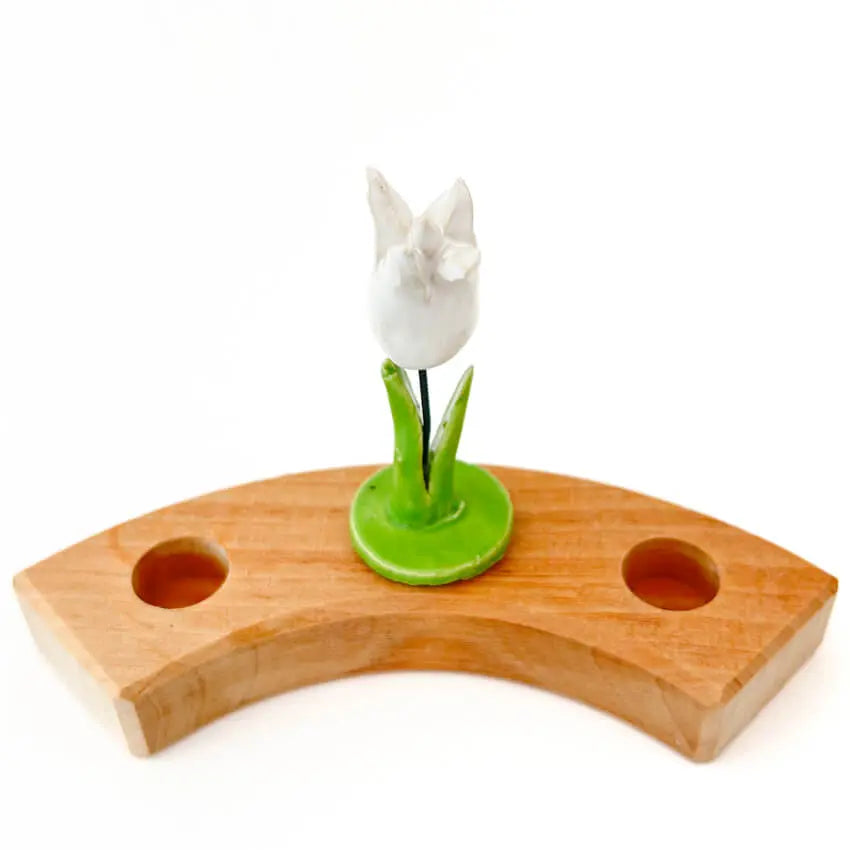 Tulp wit steker