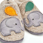 Sloffen wol Olifant Benni  - beige