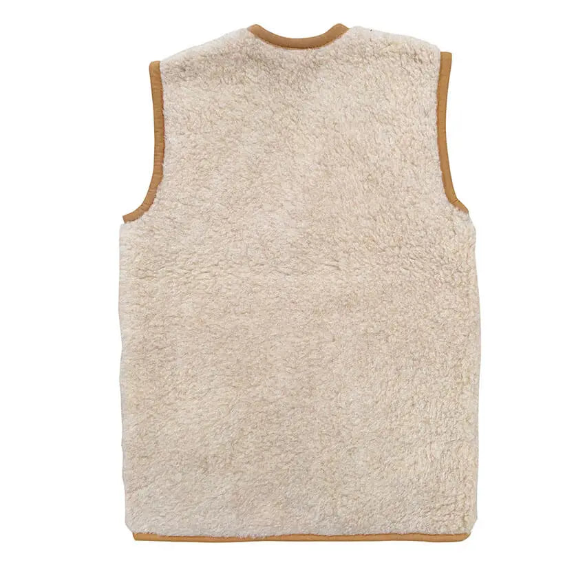 Bodywarmer dames van wol – Alpen Beige