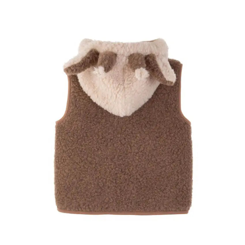 Bodywarmer kind van wol - Giraffy