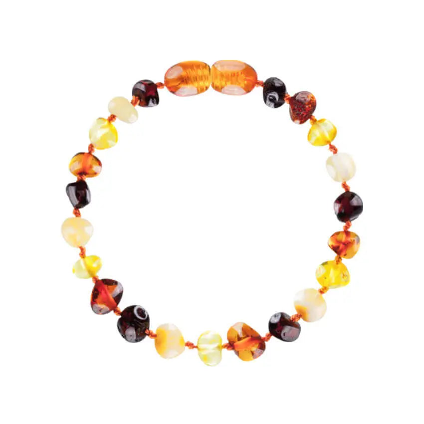 Barnsteen armband kind multi 4 colour luxury