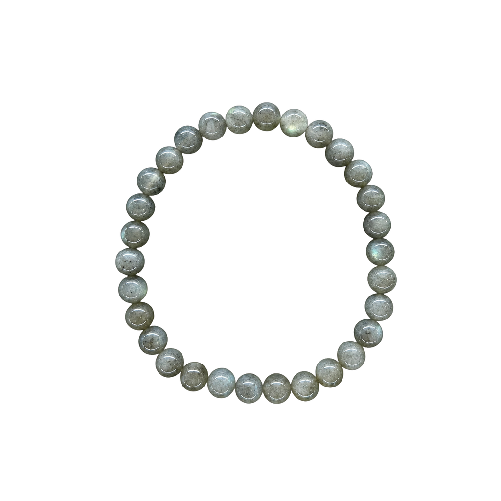 Labradoriet kogelarmband 6mm dames