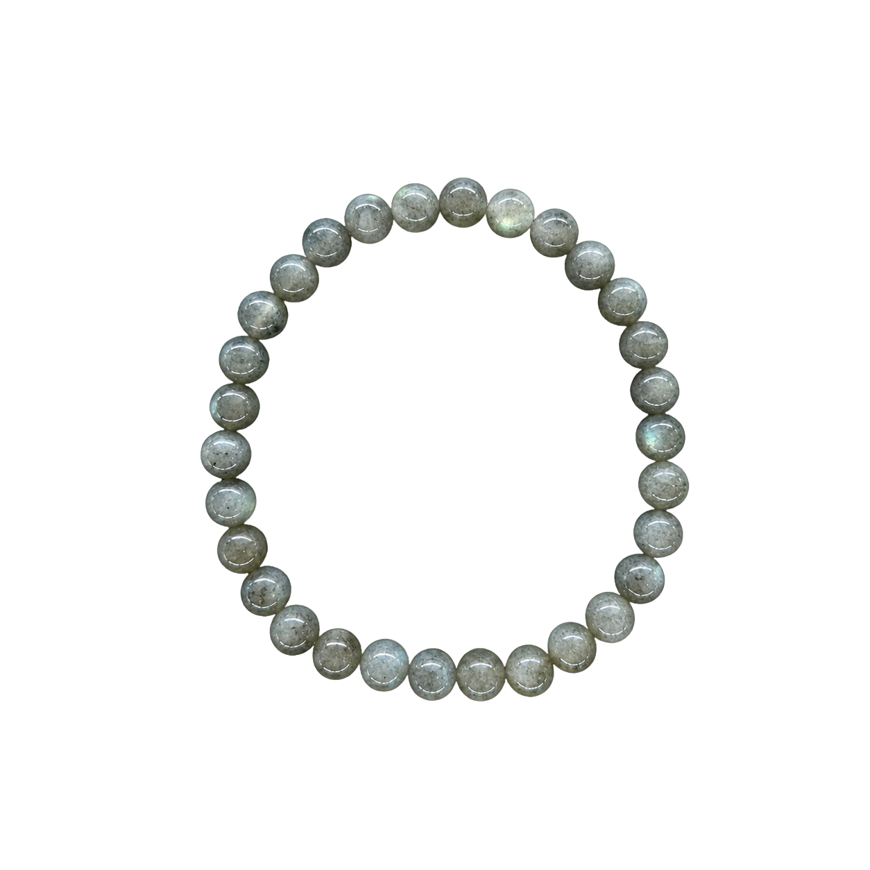 Labradoriet kogelarmband 6mm dames