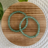 Groene Aventurijn kogelarmband 6mm dames