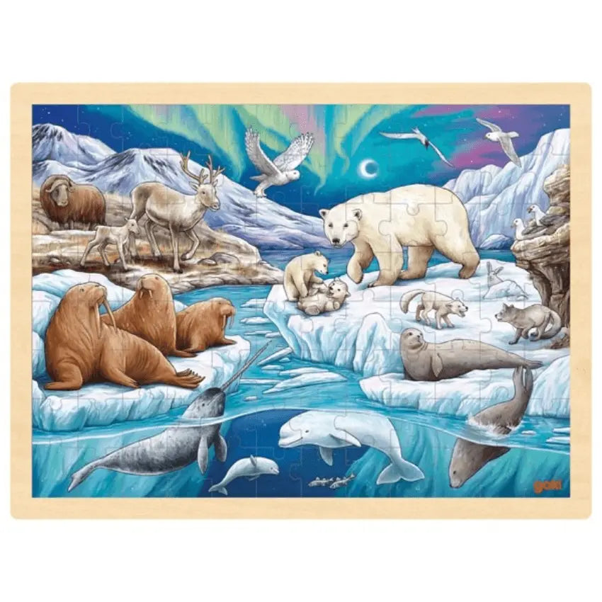 baby-natura-goki-houten-puzzel-noorderlicht-pooldieren-polar-night