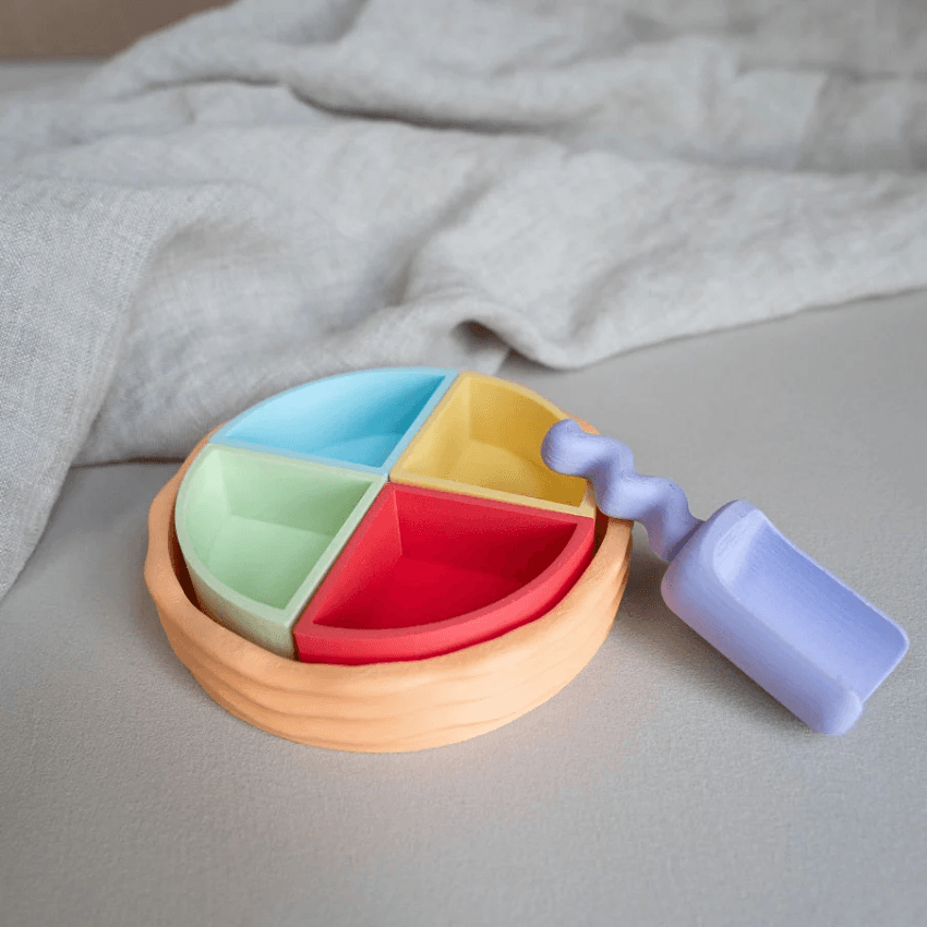 Kwartcirkel set pastel