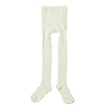 Wollen maillot / legging met voetjes Ecru