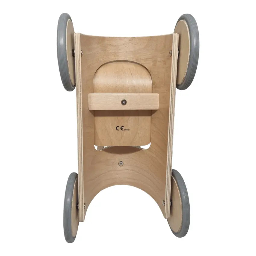 houten loopauto naturel