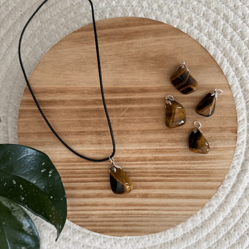 Tijgeroog edelsteen hanger – Kracht & Bescherming