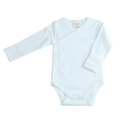Wikkelromper Lange Mouw Extra Soft Wit – 100% Biologisch Katoen