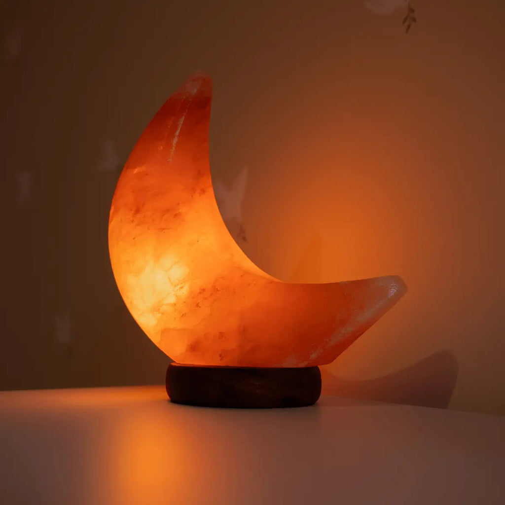 Himalaya zoutlamp maan rood Baby Natura