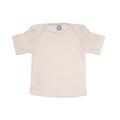 T-shirt wol/zijde/katoen natuur