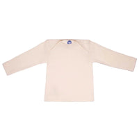 Longsleeve wol/zijde/katoen natuur