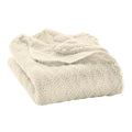 Baby deken wol gebreid naturel