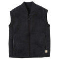 Bodywarmer kind gekookte wol - Antraciet