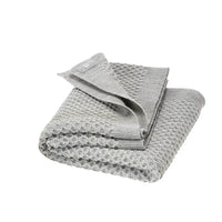 Baby deken wol Honeycomb grijs