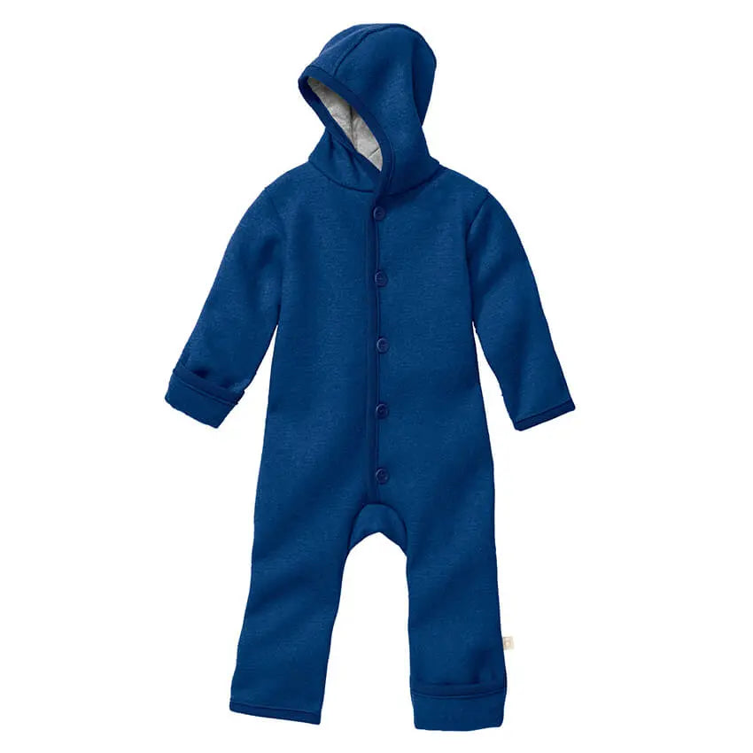 Overall gekookte wol - donkerblauw