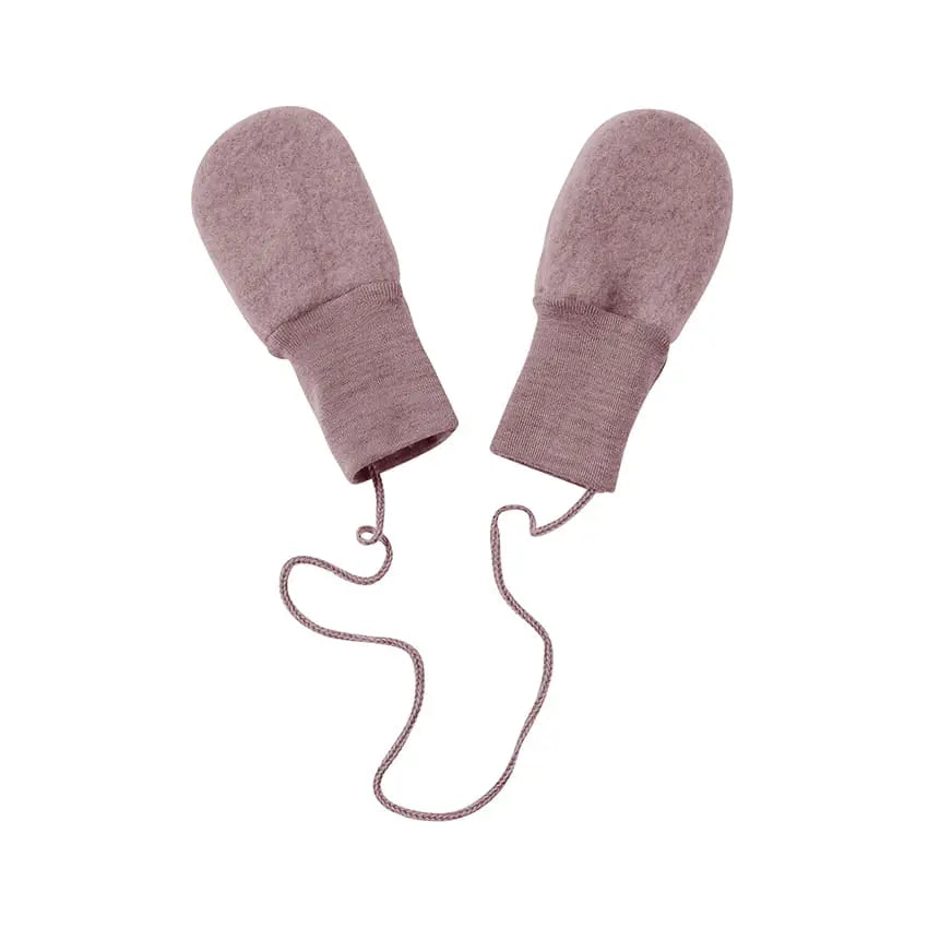 Wantjes wolfleece rozenhout