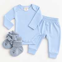 Extra soft combi set - Lichtblauw