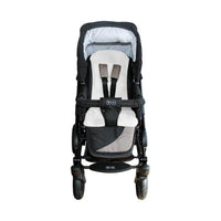 Lamsvacht buggy / autostoel wit